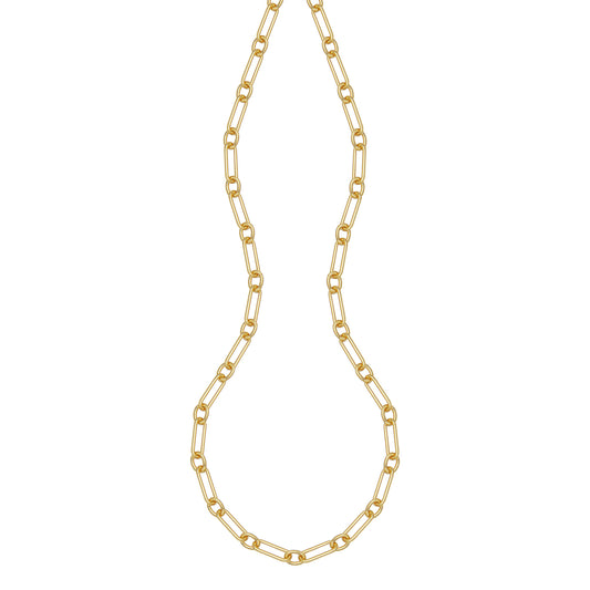 Gold Over Sterling Silver Link Necklace | CN0127 | Charles Garnier